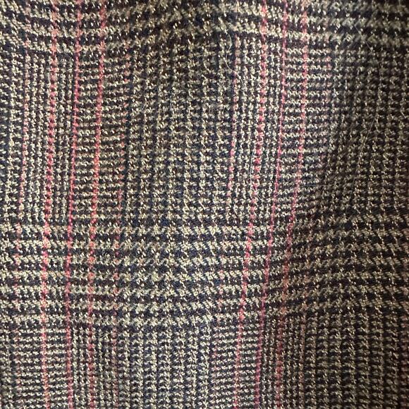 Y2K Vintage Dorothee SCHUMACHER | Glen Plaid Blazer Dark Academia Riding Large - Picture 8 of 8